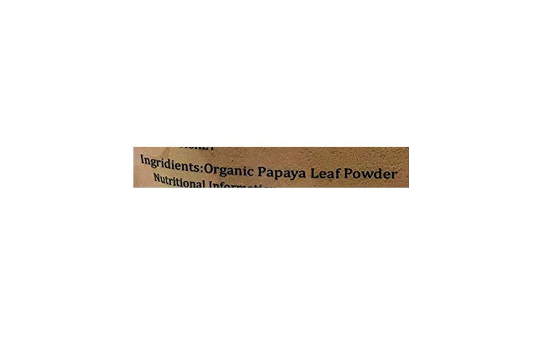 Food 4 You Organic Papaya Leaf Powder (Raw Natural)   Pack  200 grams
